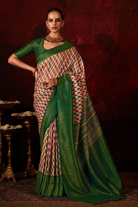 cream-printed-patola-silk-saree-zb131061_1_SareeButa.com