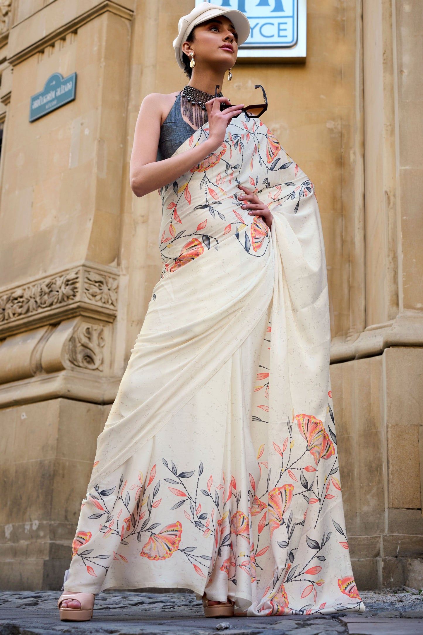 cream-printed-satin-crepe-saree-zb131040_1_SareeButa.com