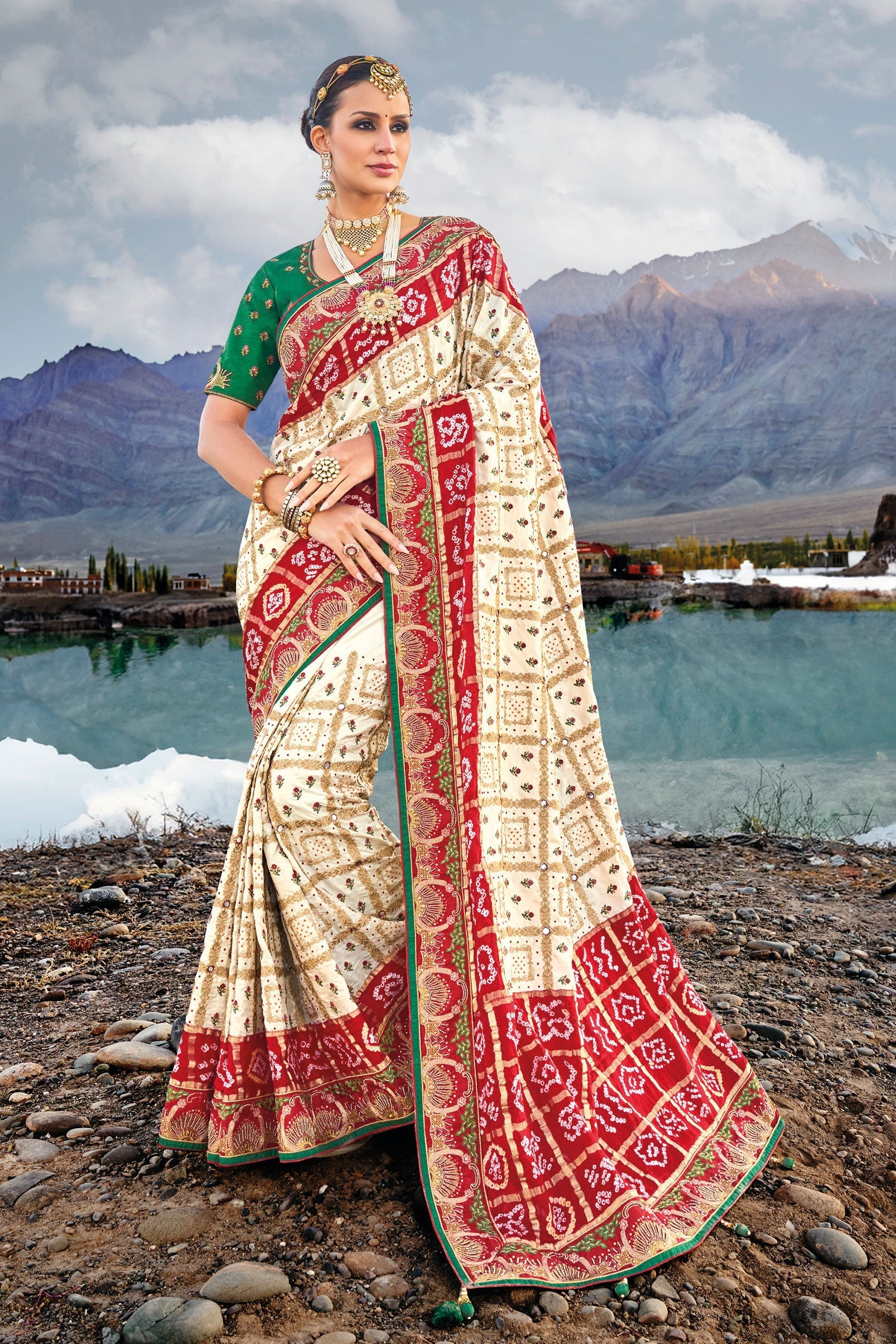 cream-pure-gaji-bandhej-saree-zb130771_1_SareeButa.com