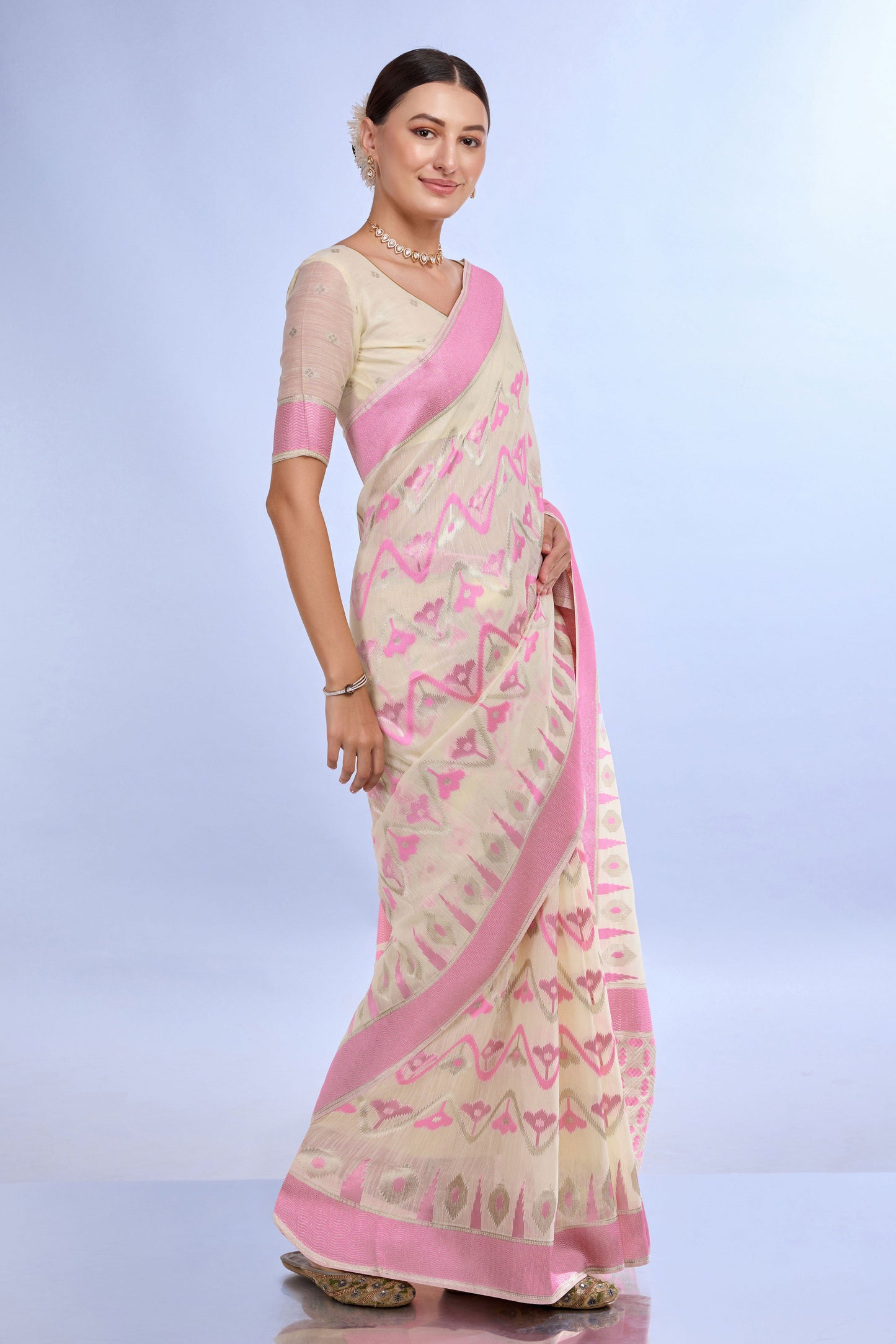 cream-woven-linen-saree-zb132207_3_SareeButa.com