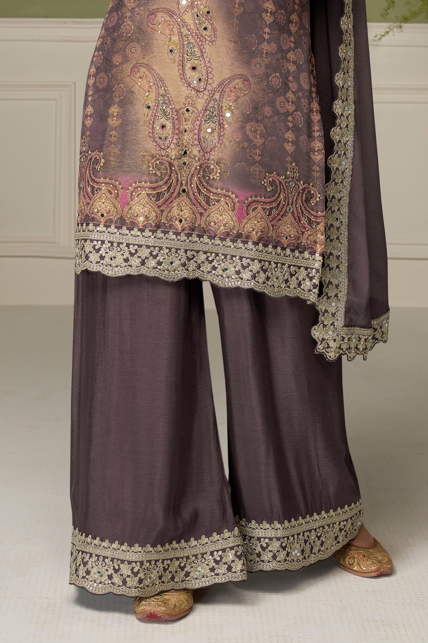 Dusty Mauve Readymade Embroidered Chinon Suit-SAR12218_4_SareeButa.com