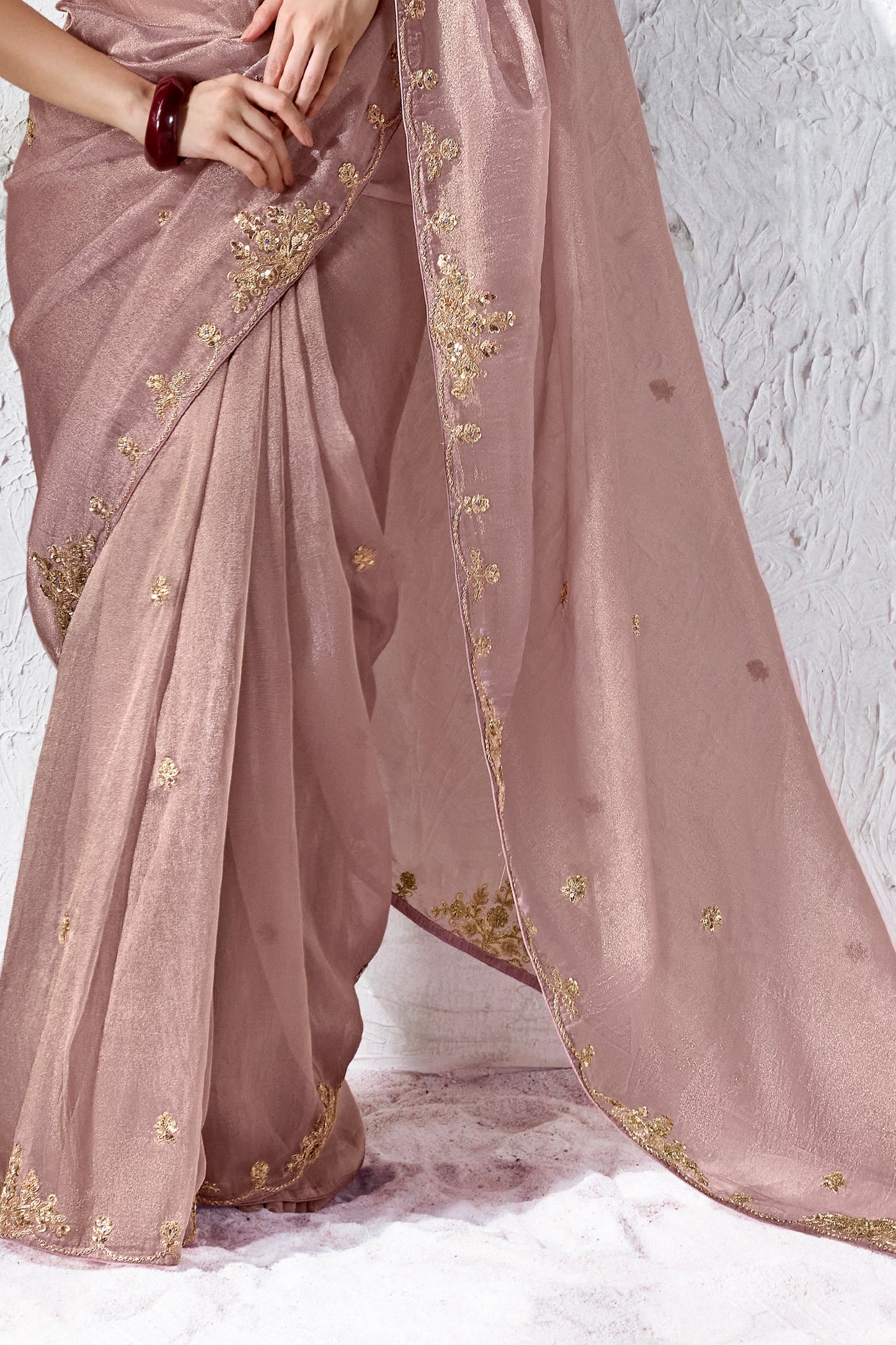 Dusty Rose Embroidered Tissue Silk Saree-SAR13158_4_SareeButa.com
