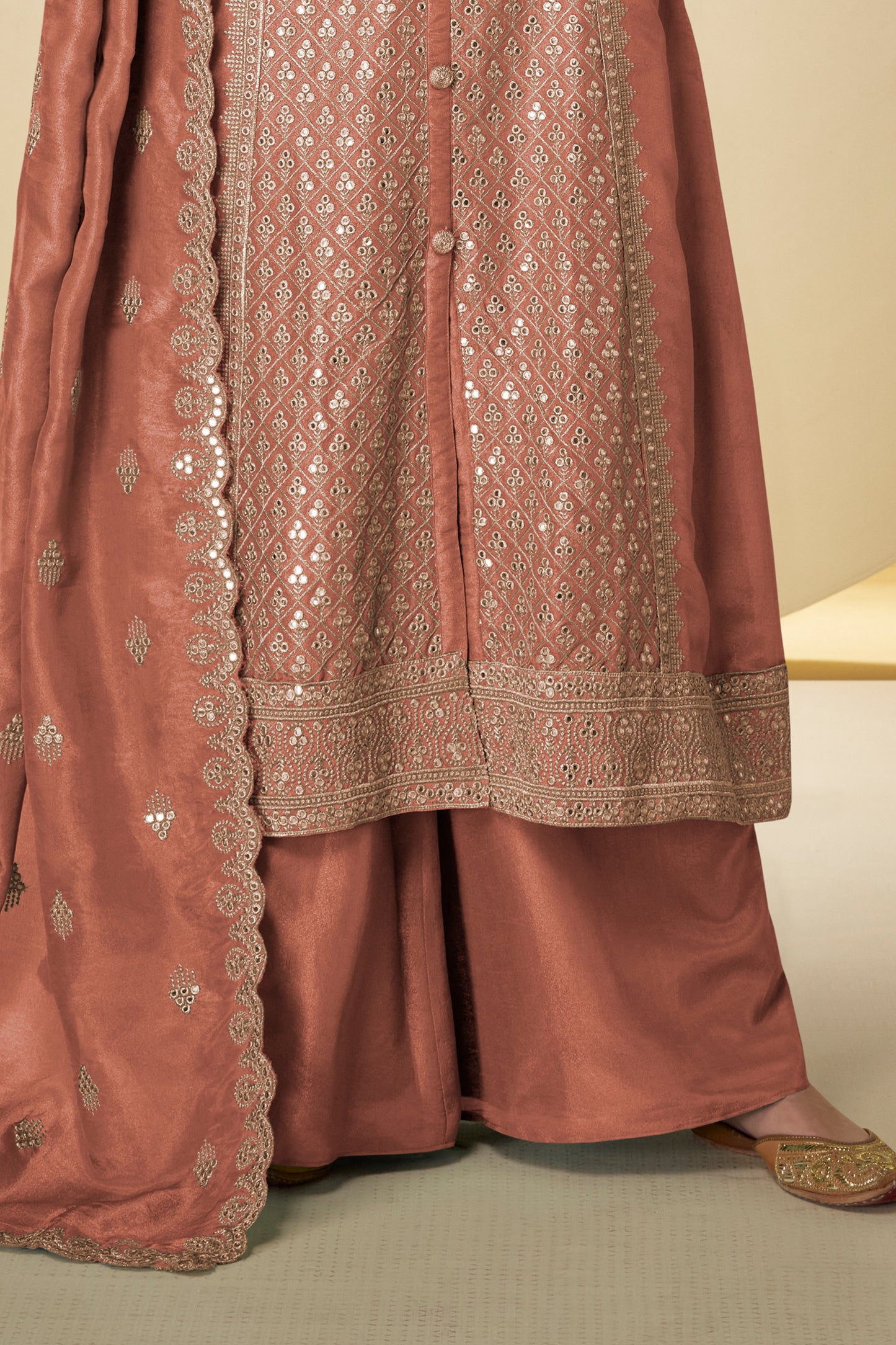 Dusty Rose Readymade Embroidered Simar Silk Suit-SAR12232_4_SareeButa.com