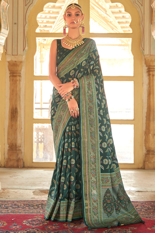 Geeen Woven Silk Saree-ZB133840_1_SareeButa.com