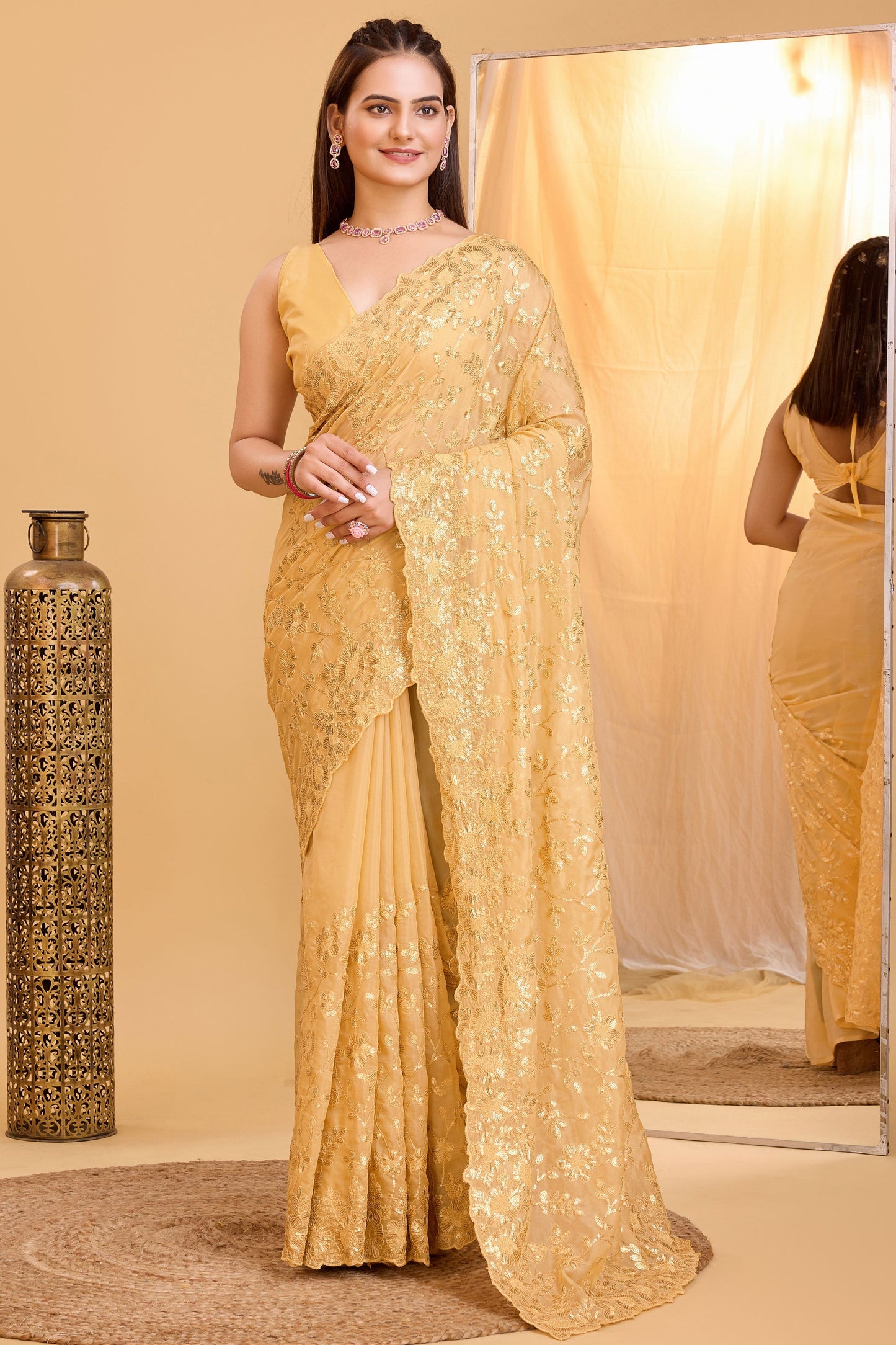 golden-organza-saree-zb130561_1_SareeButa.com