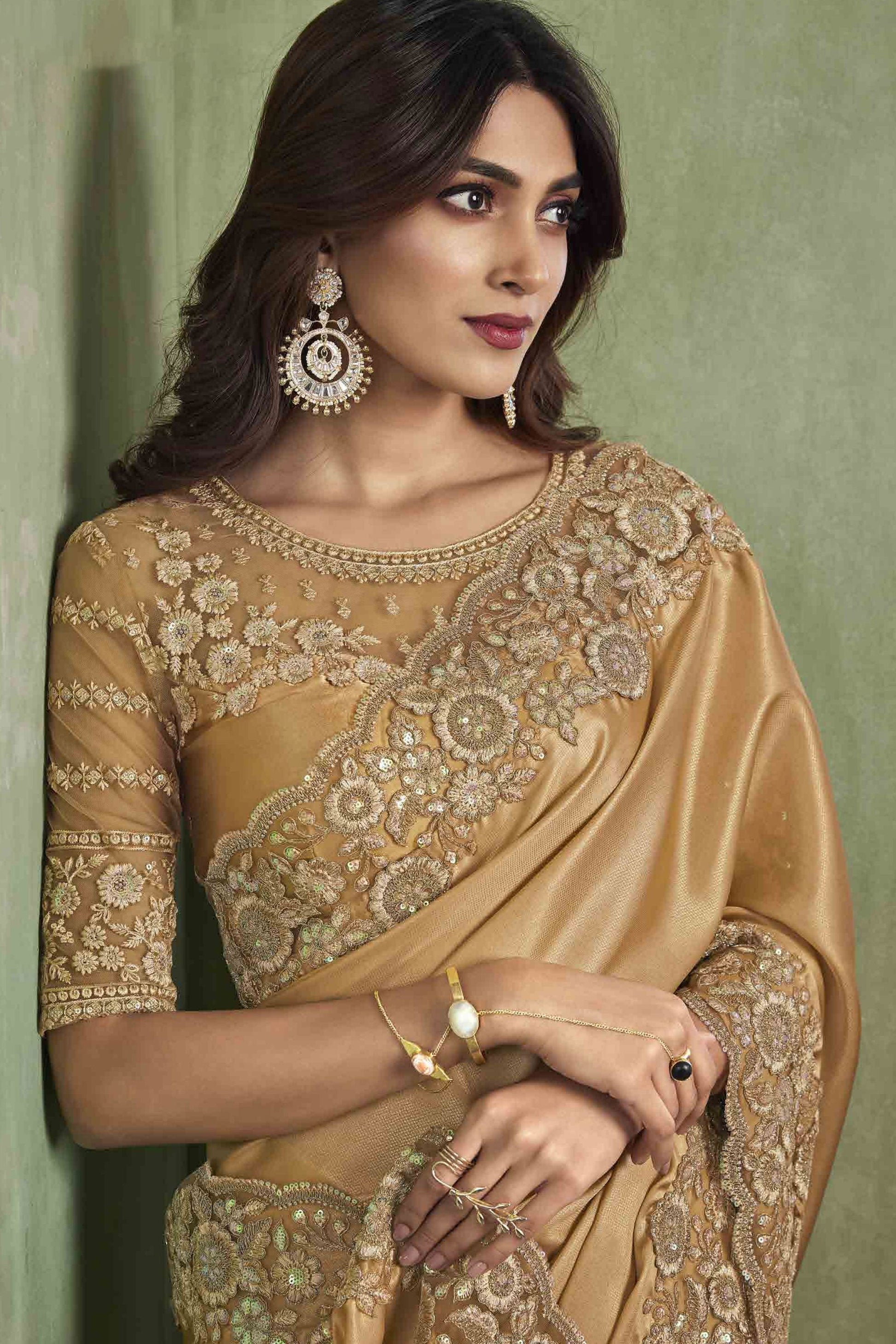 golden-satin-saree-zb131019_2_SareeButa.com