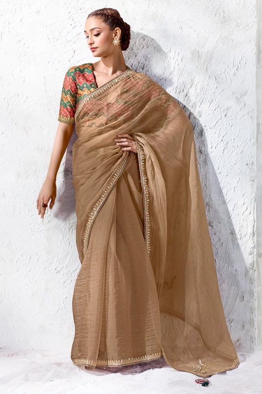 Golden Beige Embroidered Tissue Silk Saree-SAR13153_1_SareeButa.com