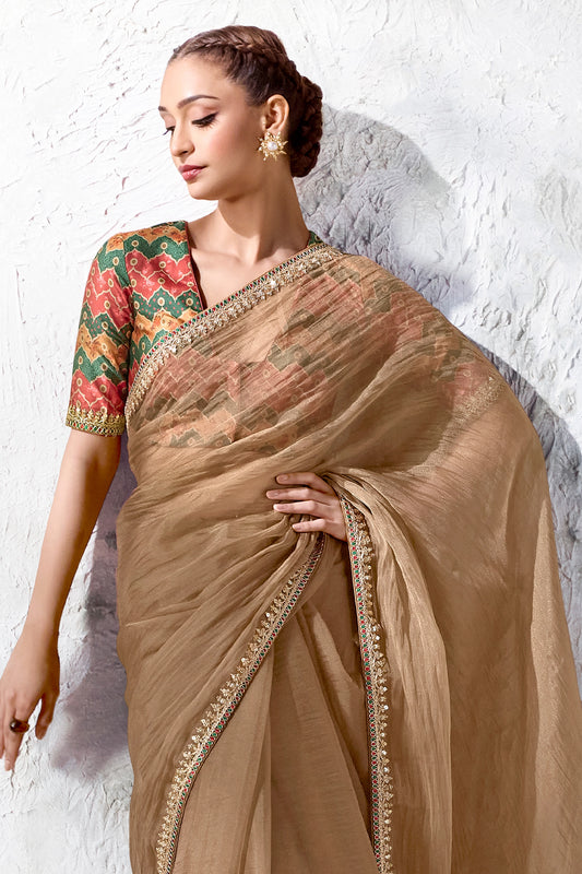 Golden Beige Embroidered Tissue Silk Saree-SAR13153_2_SareeButa.com