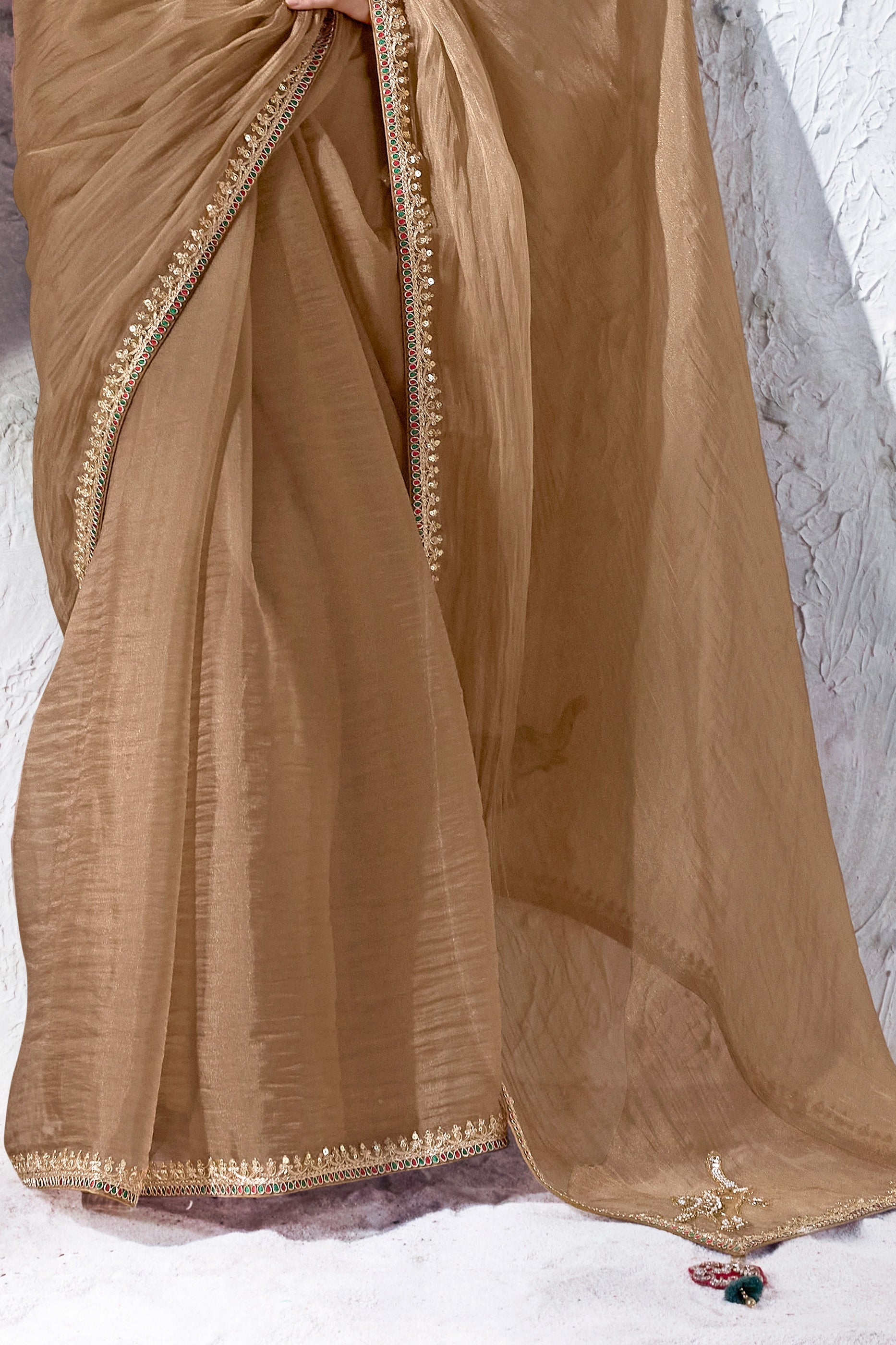 Golden Beige Embroidered Tissue Silk Saree-SAR13153_3_SareeButa.com