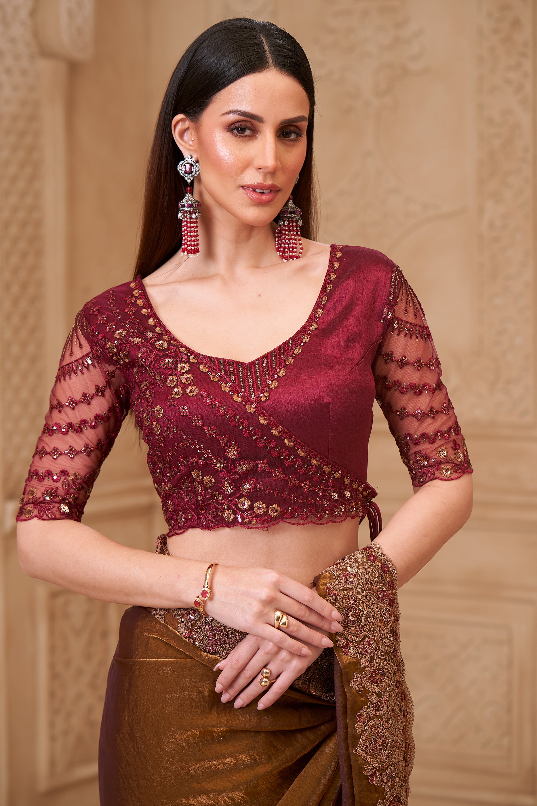 golden-brown-embroidered-satin-georgette-saree-sar10595_5_Sareebuta.com