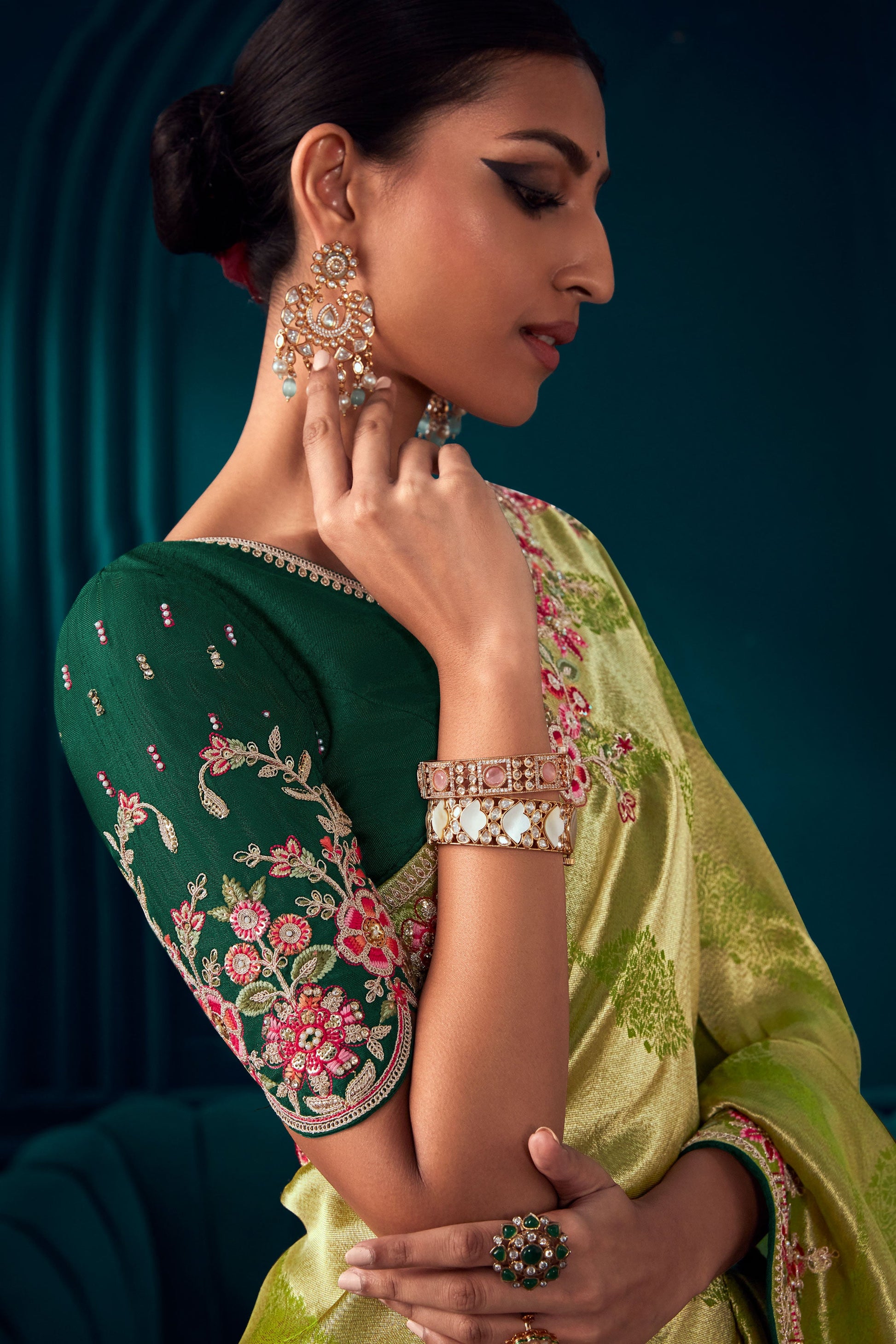 green-embroidered-banarasi-saree-zb131213_2_SareeButa.com