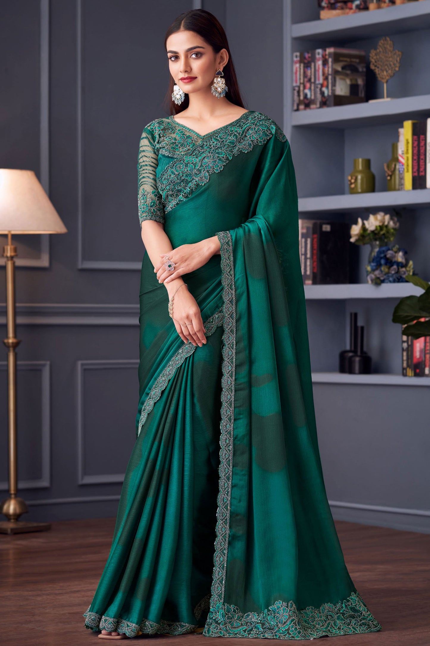 green-embroidered-chiffon-saree-zb132833_1_SareeButa.com