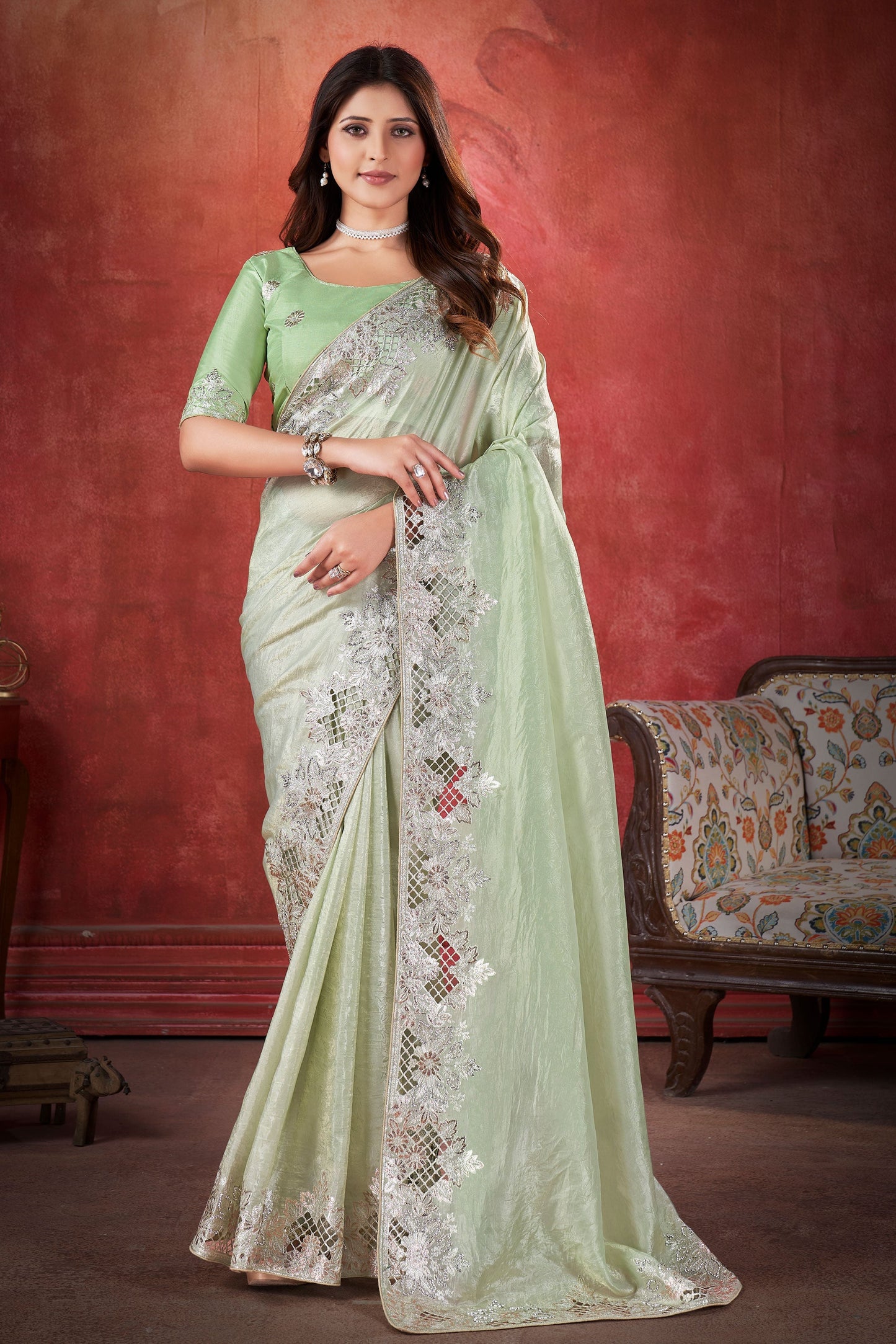 green-embroidered-cut-work-silk-saree-zb131236_1_SareeButa.com