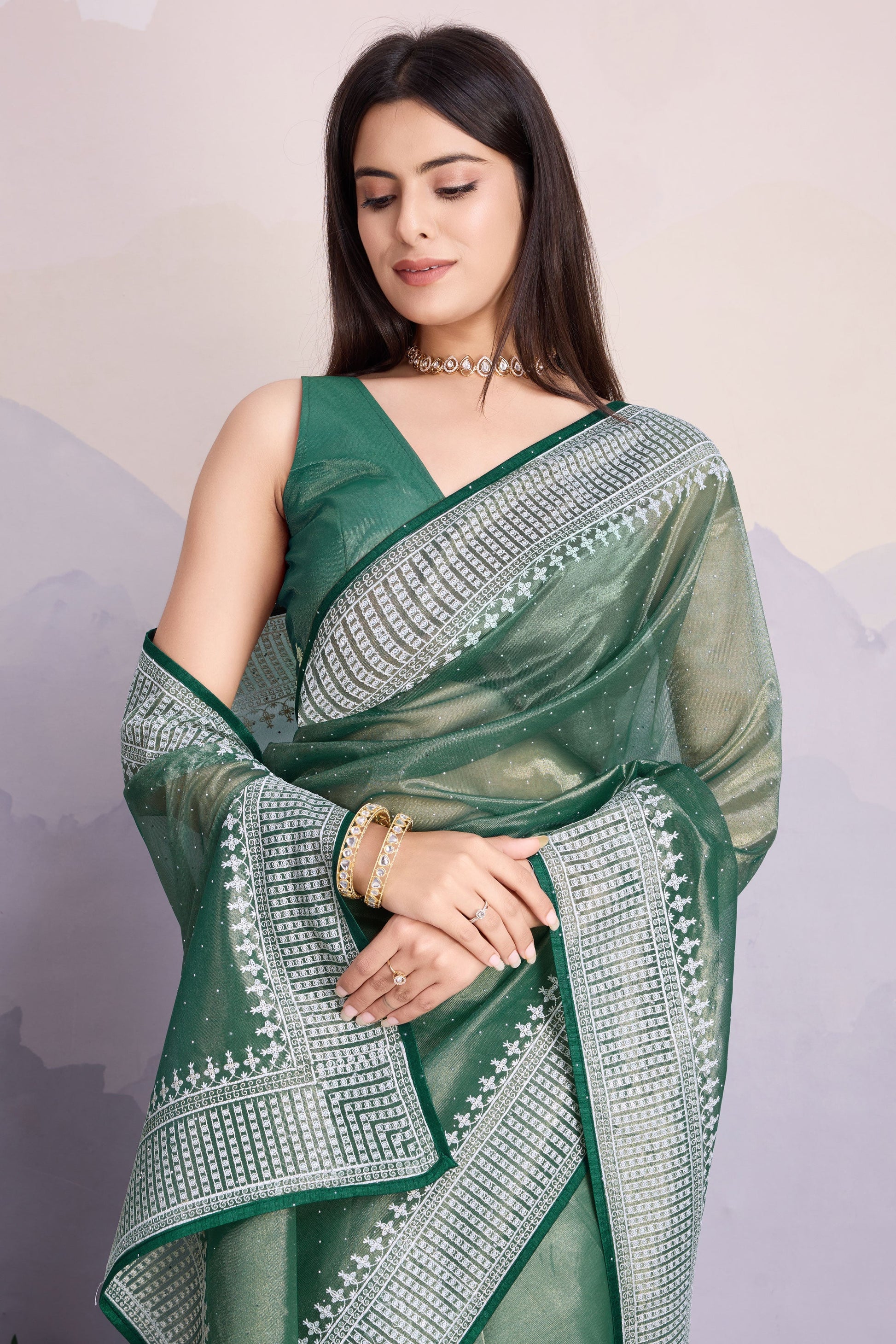 green-embroidered-net-saree-zb132819_2_SareeButa.com