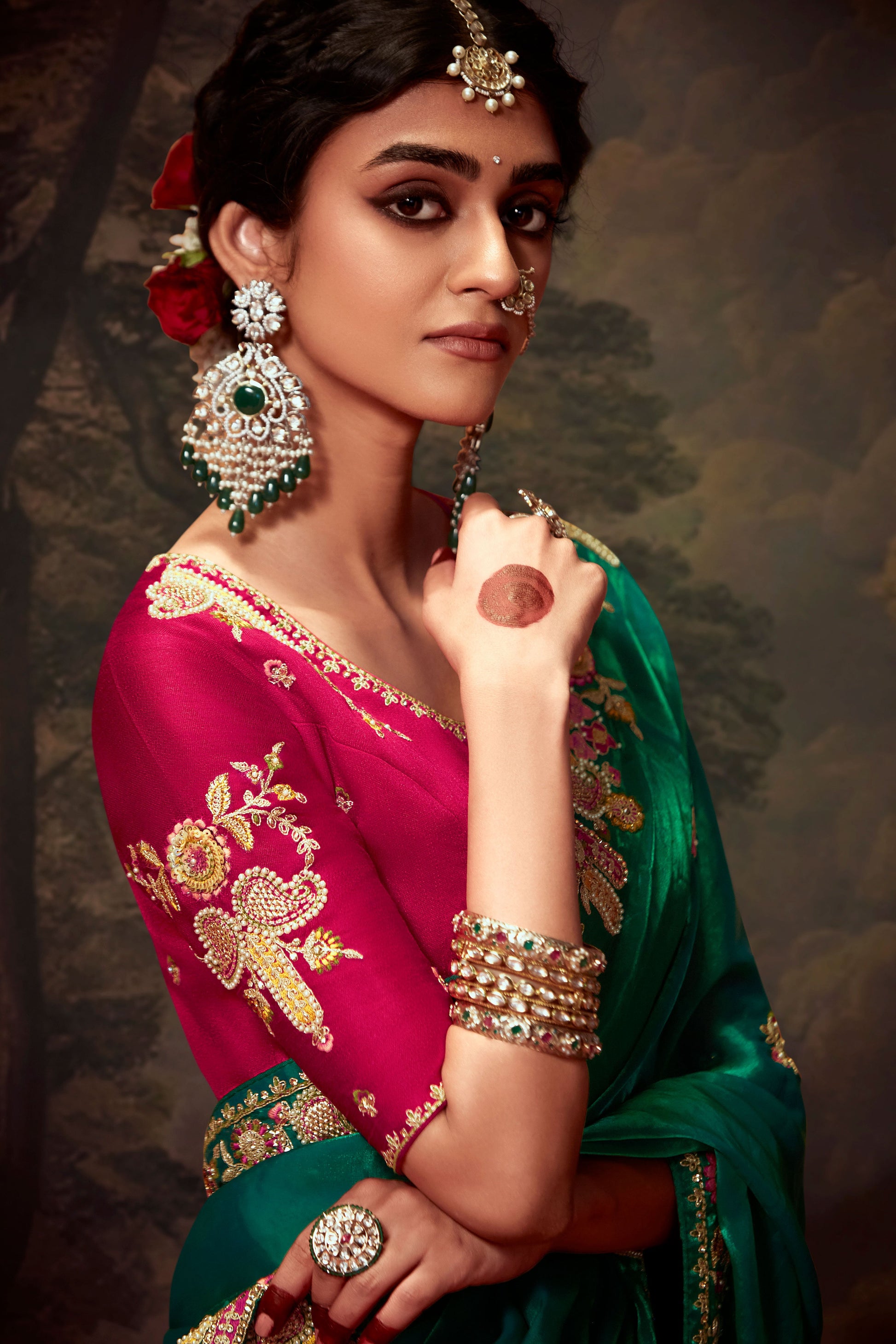 green-embroidered-organza-saree-zb132749_2_SareeButa.com