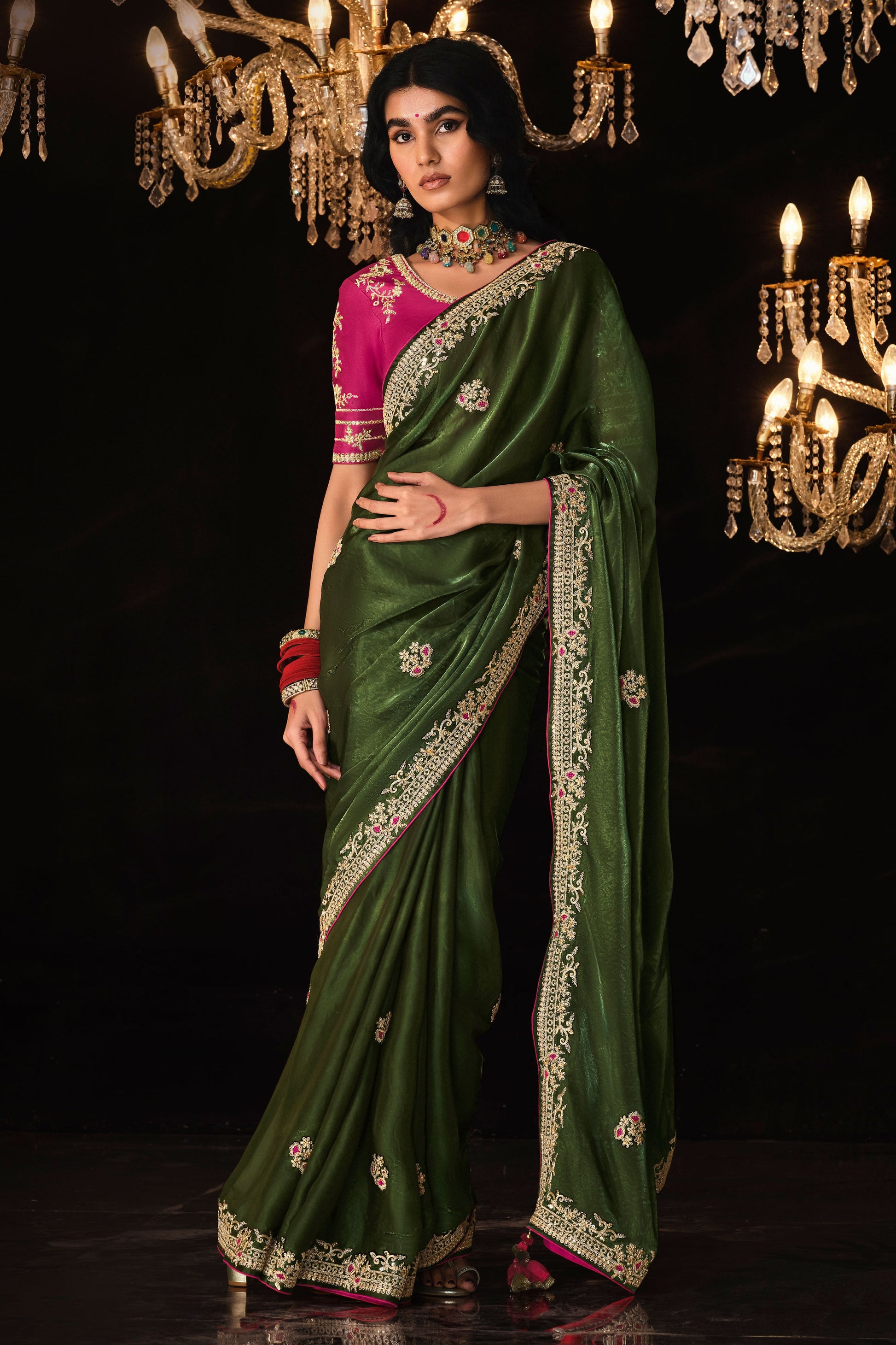 green-embroidered-organza-silk-saree-zb130857_1_SareeButa.com