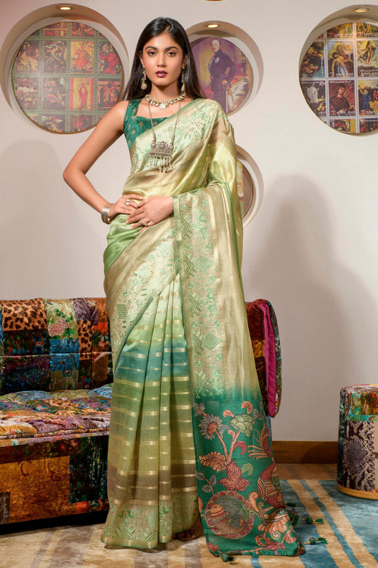 green-embroidered-organza-silk-saree-zb131266_1_SareeButa.com