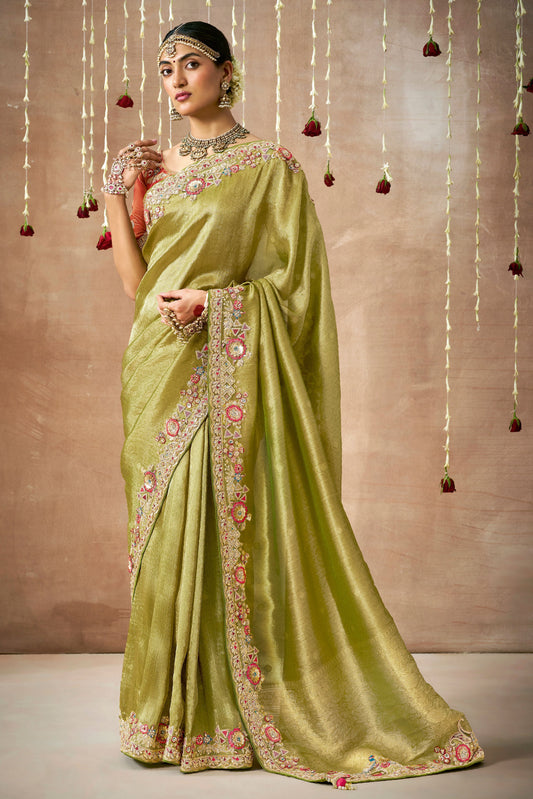 green-embroidered-organza-silk-saree-zb132765_1_SareeButa.com