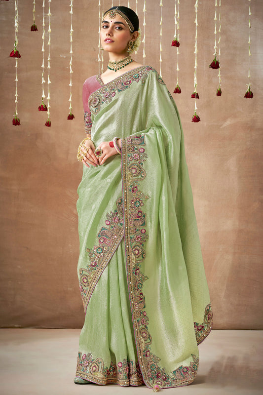 green-embroidered-organza-silk-saree-zb132774_1_SareeButa.com