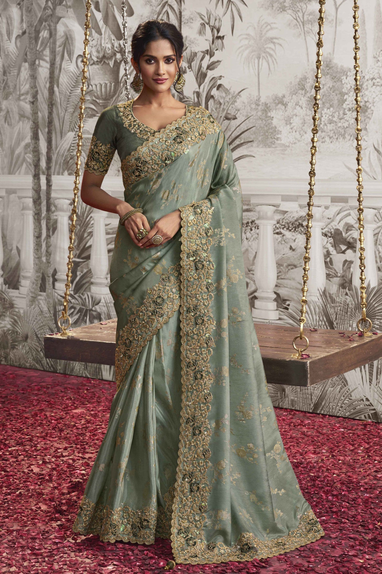 green-embroidered-viscose-saree-zb131111_1_SareeButa.com