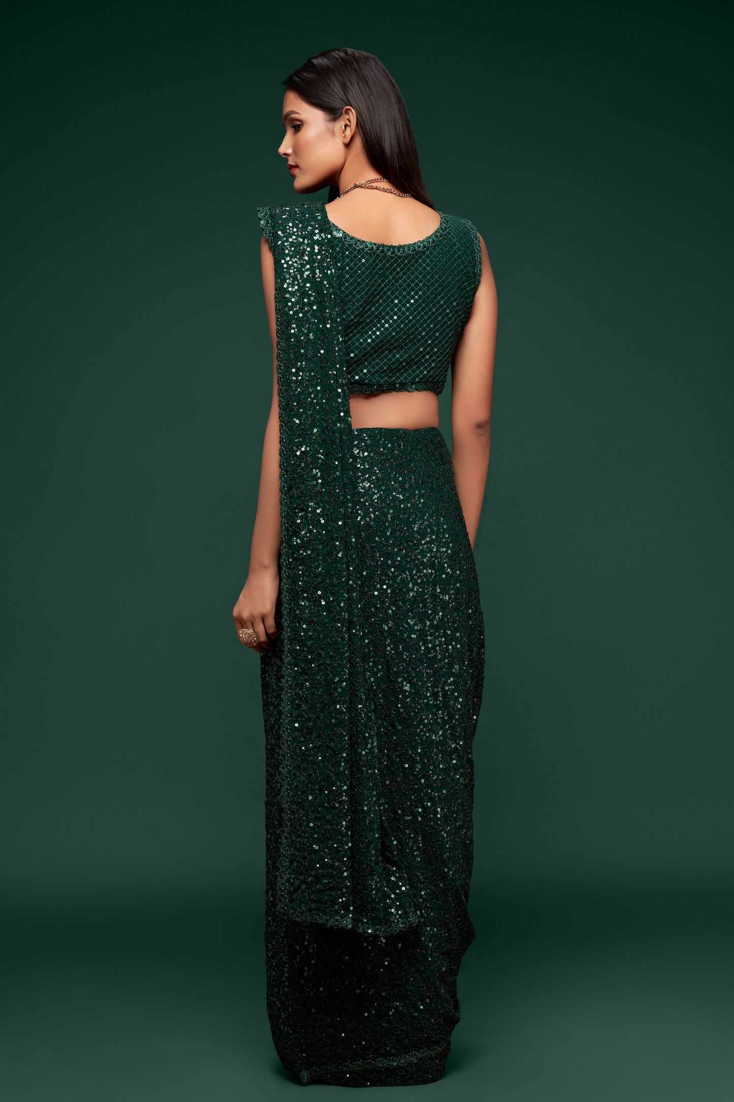 green-georgette-sequin-saree-zb131765_4_SareeButa.com