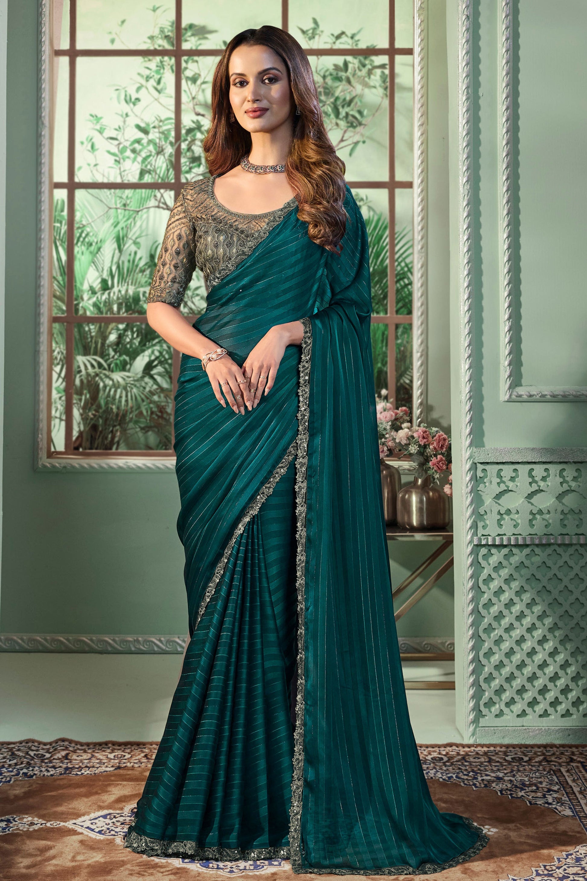 blue-green-georgette-silk-saree-zb131719_1_SareeButa.com