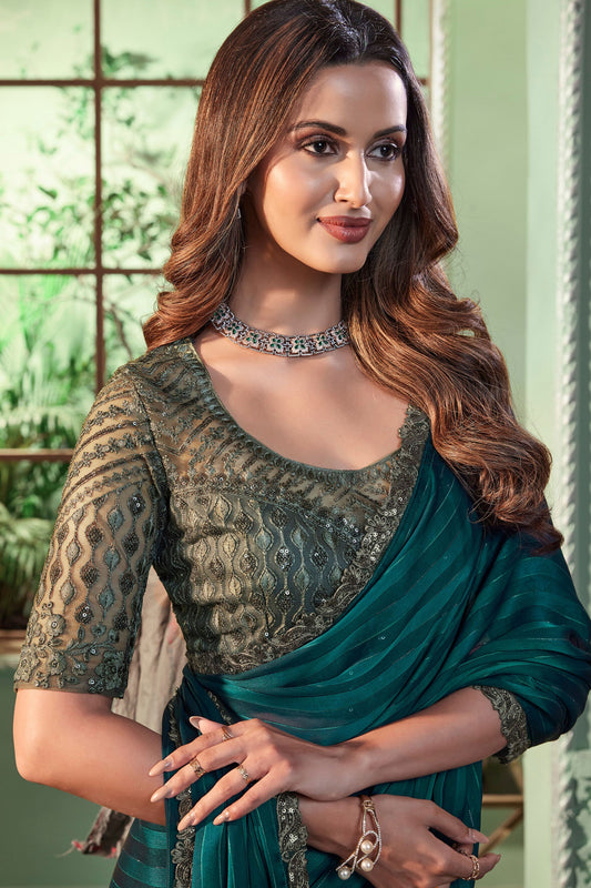 blue-green-georgette-silk-saree-zb131719_2_SareeButa.com