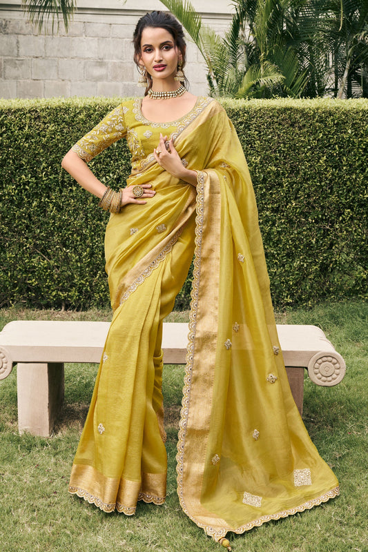 Green Heavy Work Pure Tissue Silk Saree-ZB133305_1_SareeButa.com