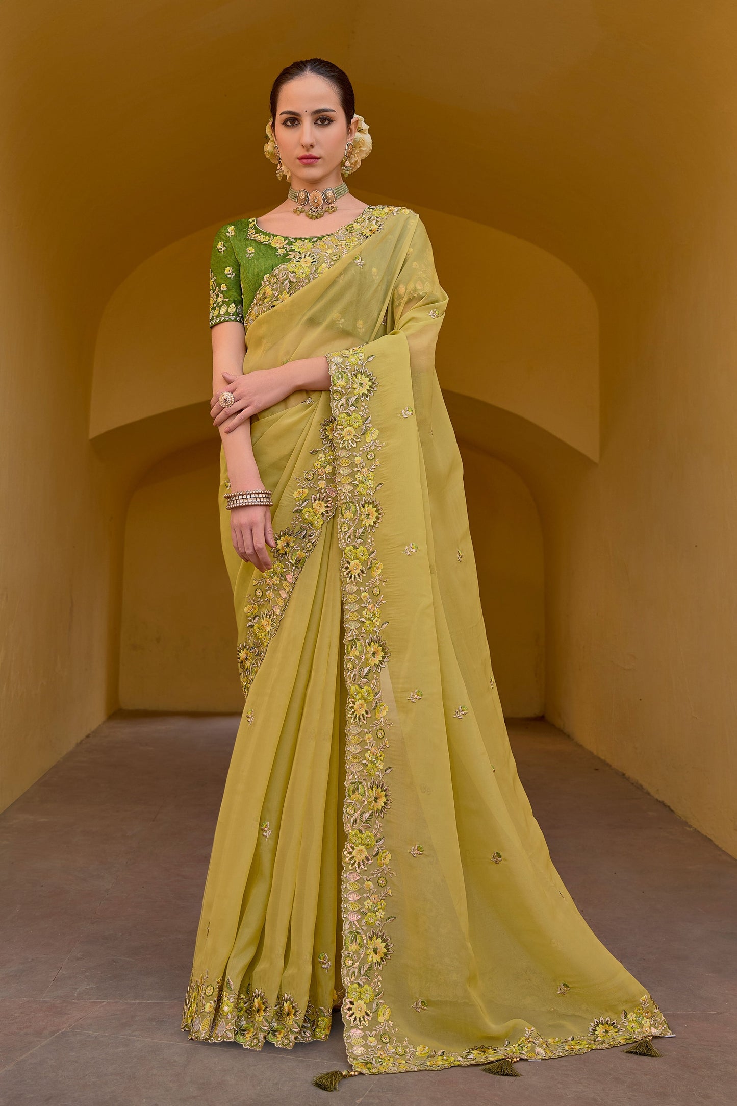 green-organza-silk-saree-zb130789_1_SareeButa.com