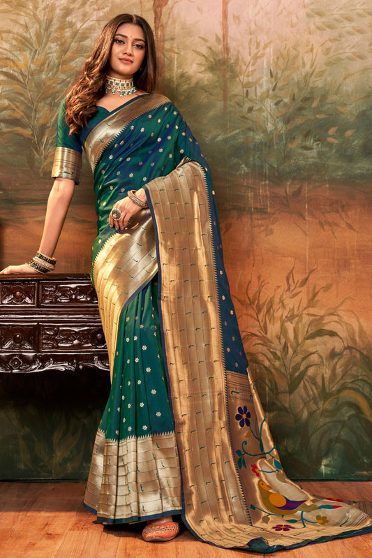 green-paithani-silk-saree-zb132929_1_SareeButa.com