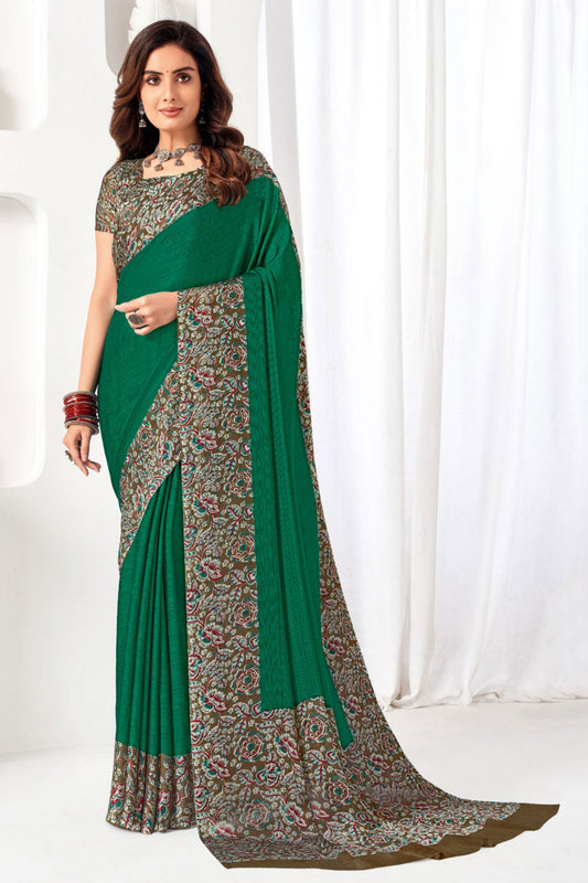 green-printed-chiffon-saree-zb130919_1_SareeButa.com
