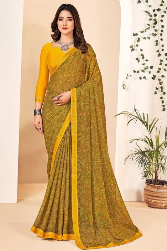 green-printed-chiffon-saree-zb132698_1_SareeButa.com