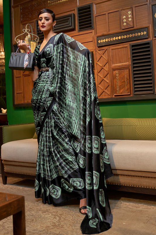 green-printed-crepe-saree-zb140153_1_SareeButa.com