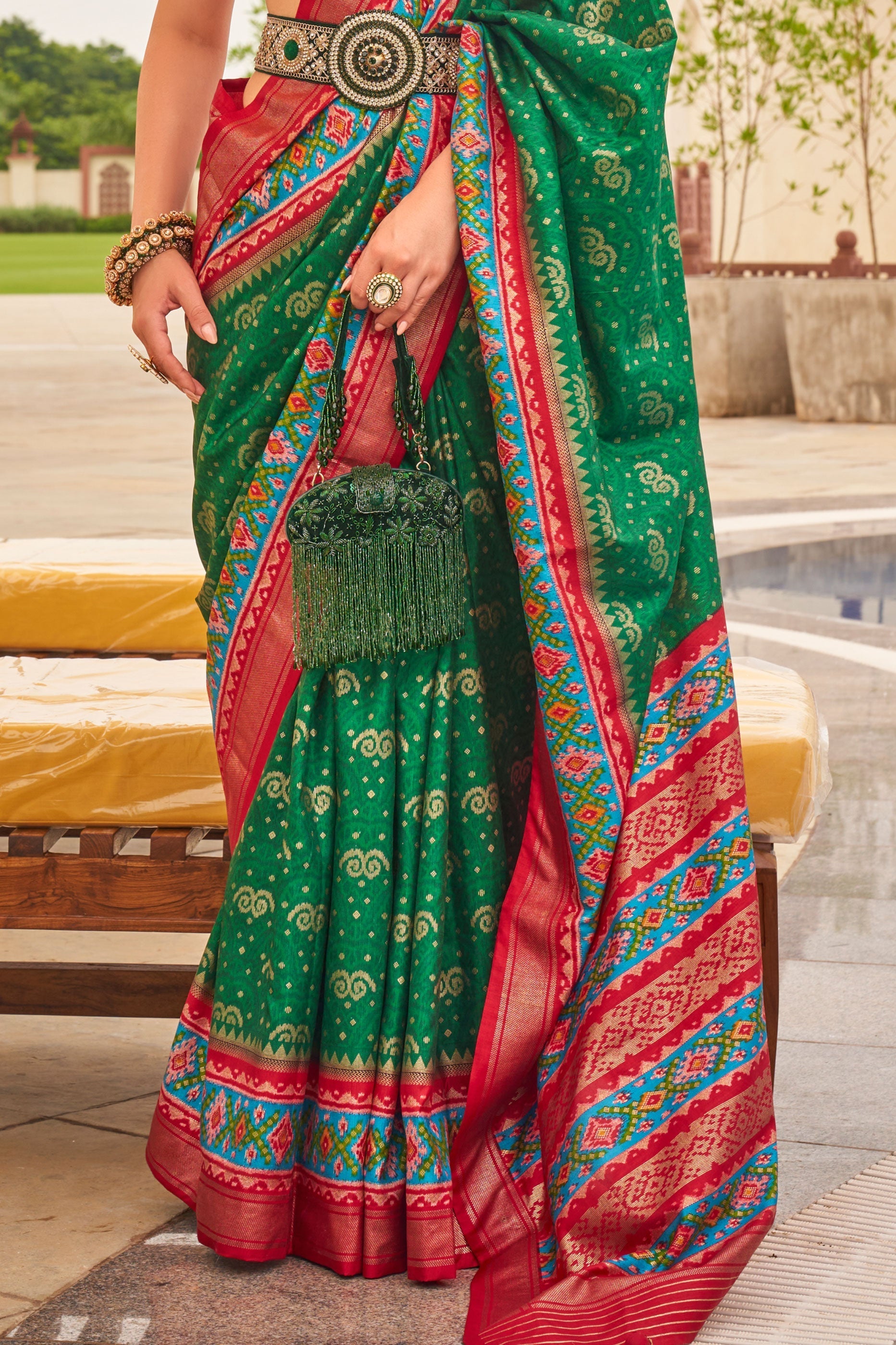 green-printed-patola-silk-saree-zb130738_3_SareeButa.com