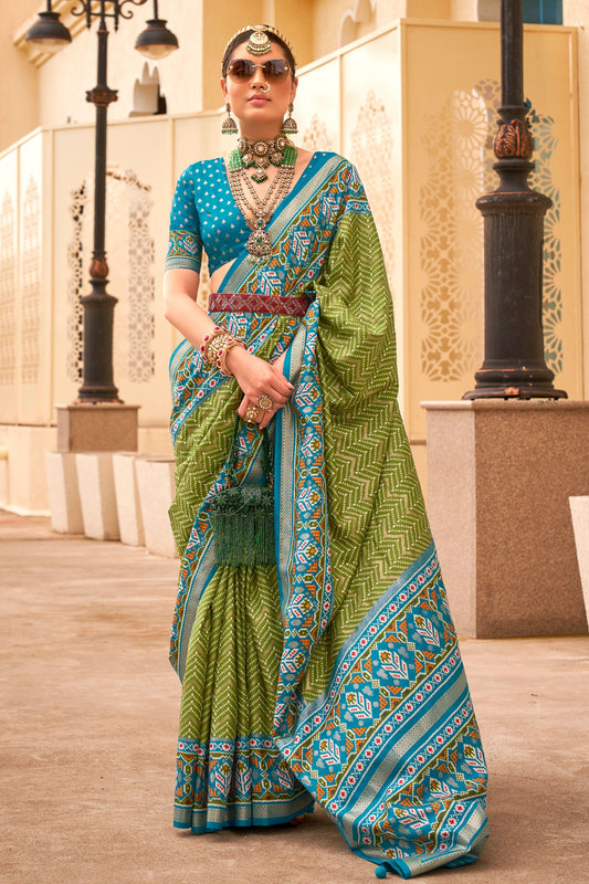 green-printed-patola-silk-saree-zb131004_1_SareeButa.com