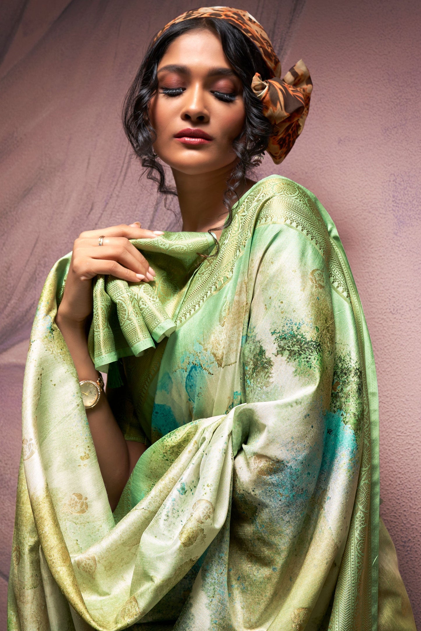 green-printed-silk-saree-zb130717_2_SareeButa.com