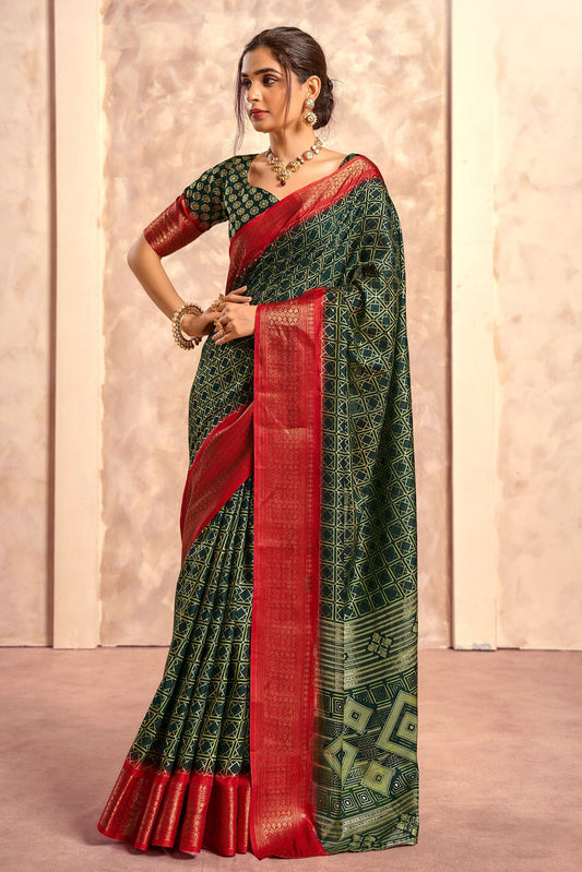 green-printed-silk-saree-zb131360_1_SareeButa.com