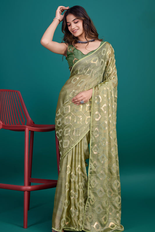 green-sequin-georgette-saree-zb132809_1_SareeButa.com