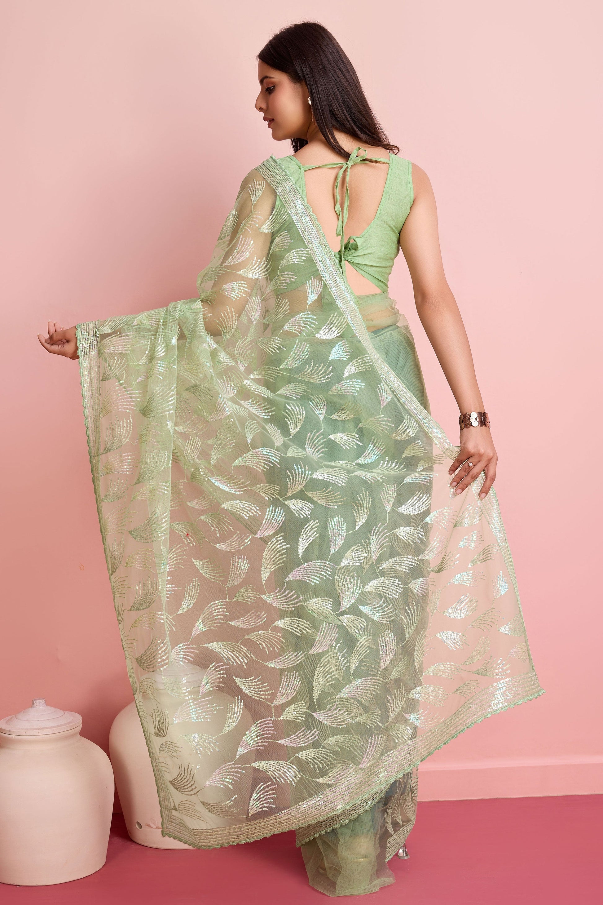 green-sequined-net-saree-zb131833_3_SareeButa.com