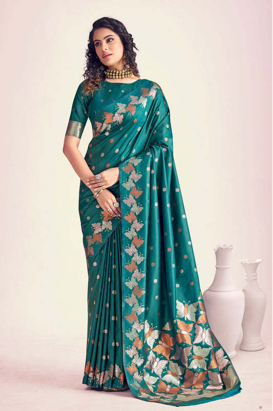 green-woven-banarasi-silk-saree-zb131261_1_SareeButa.com