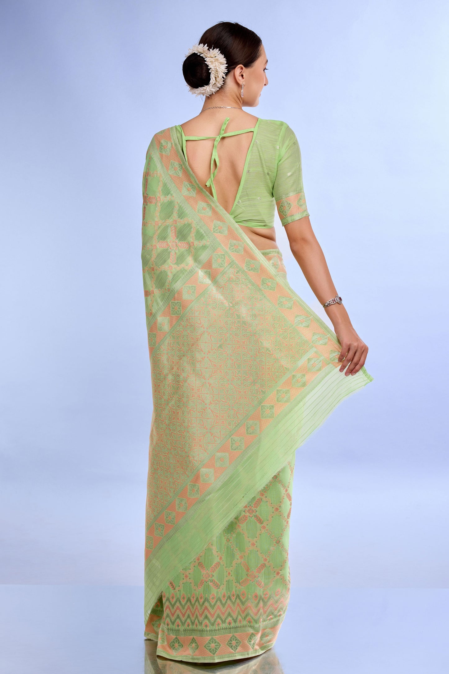 green-woven-linen-saree-zb132204_2_SareeButa.com