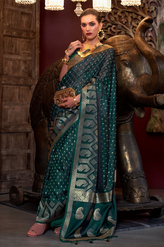 green-woven-satin-silk-saree-zb130589_1_SareeButa.com