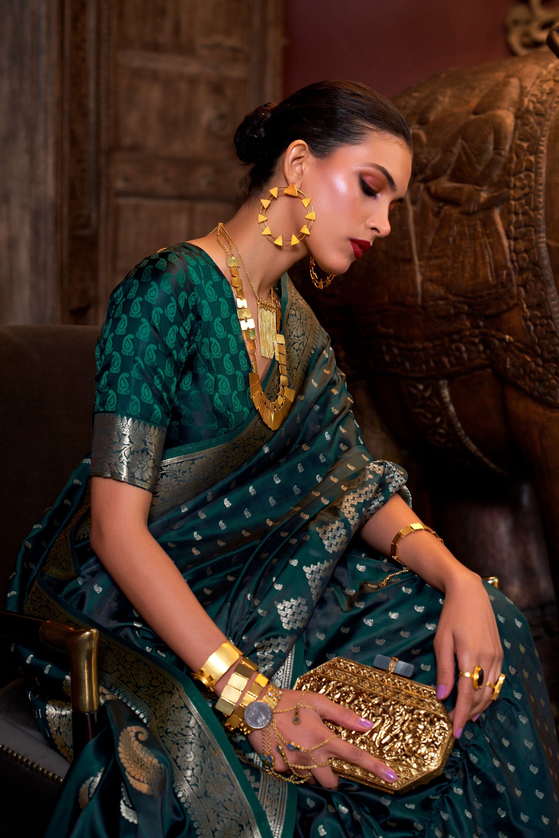 green-woven-satin-silk-saree-zb130589_2_SareeButa.com