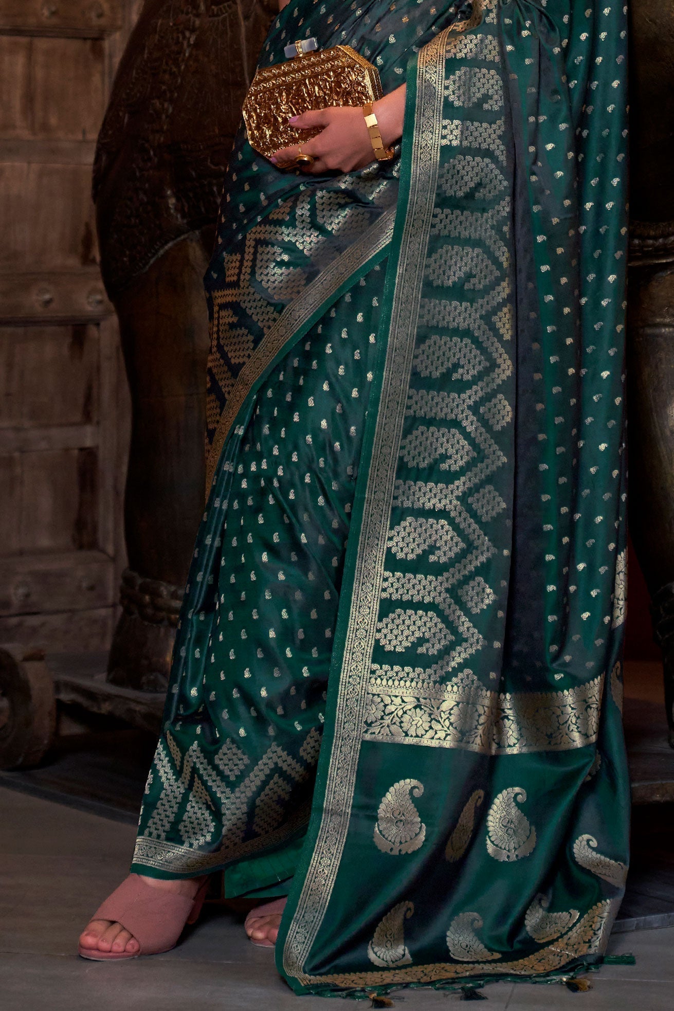 green-woven-satin-silk-saree-zb130589_3_SareeButa.com