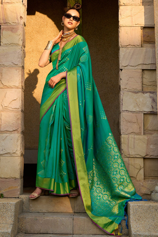 green-woven-silk-saree-zb131744_1_SareeButa.com