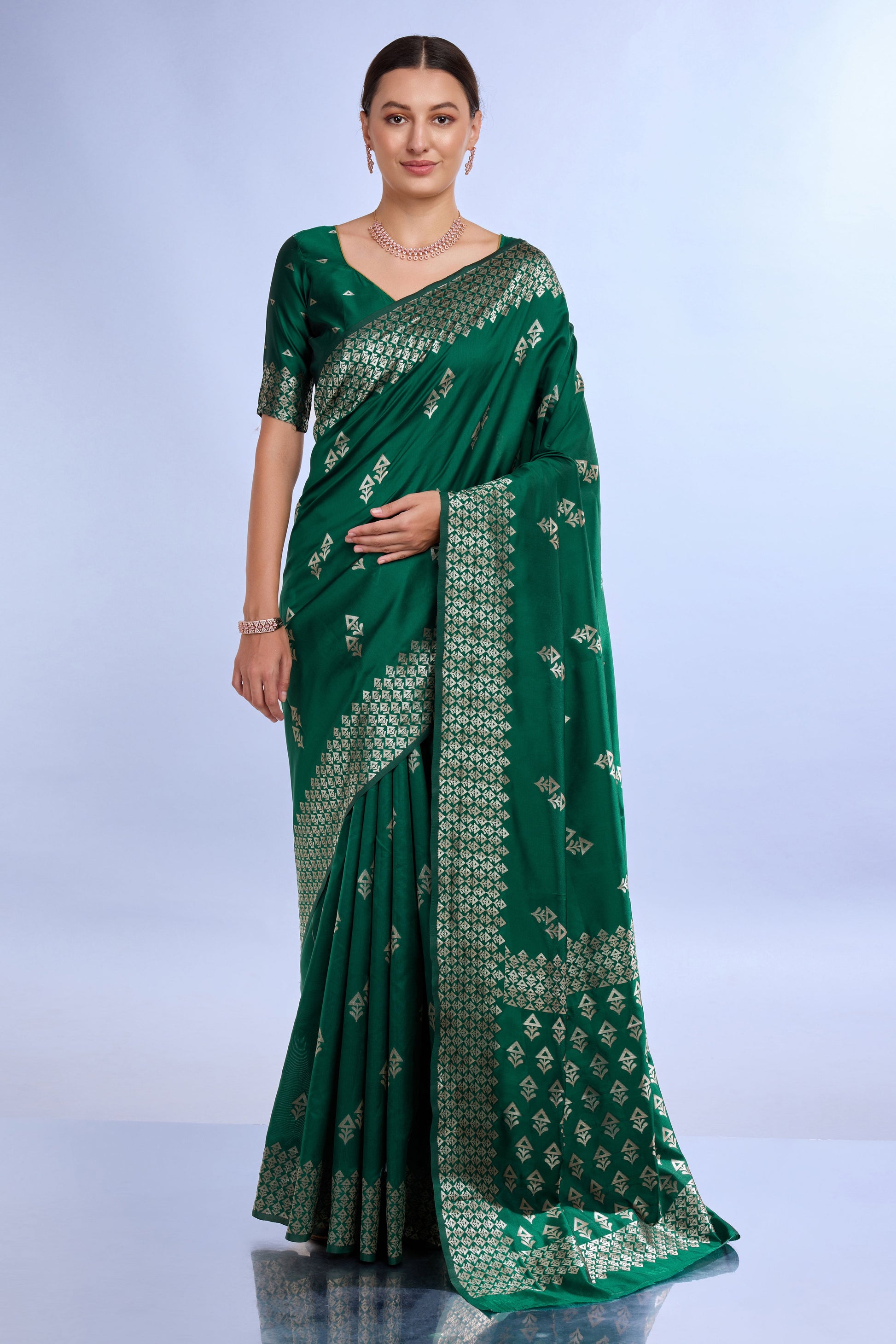 green-woven-silk-saree-zb132188_1_SareeButa.com