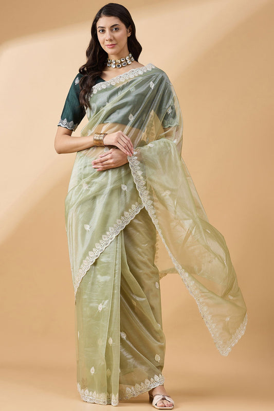 green-embroidered-organza-saree-zb131794_1_SareeButa.com