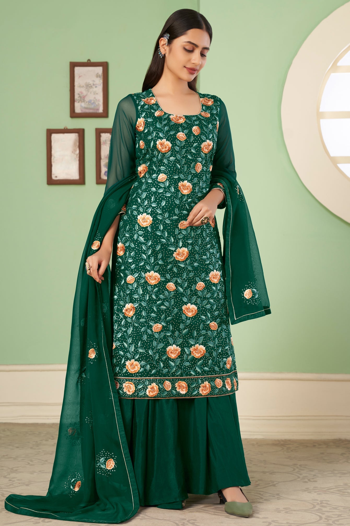 green-embroidered-georgette-suit-ss052_2_SareeButa.com