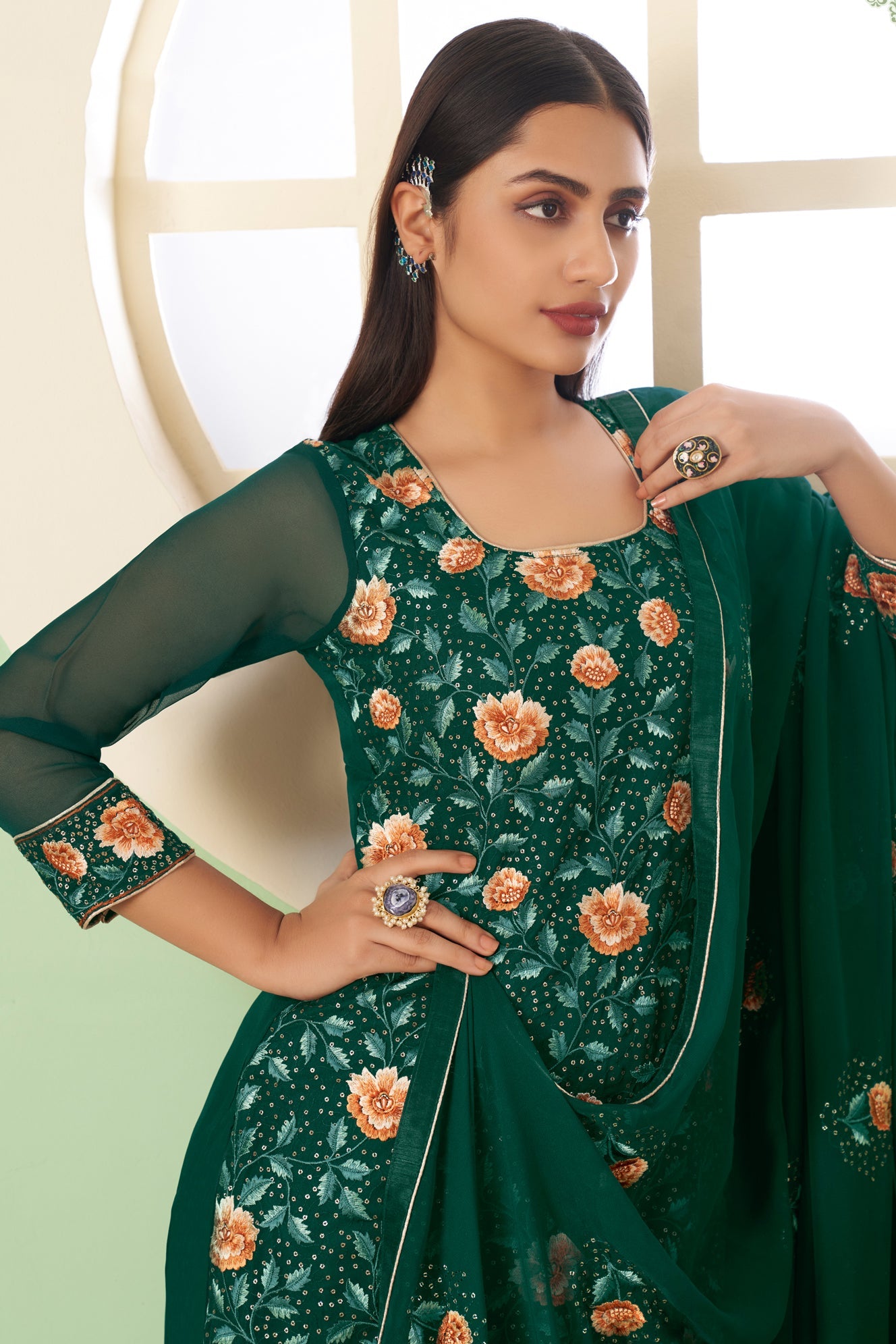 green-embroidered-georgette-suit-ss052_3_SareeButa.com