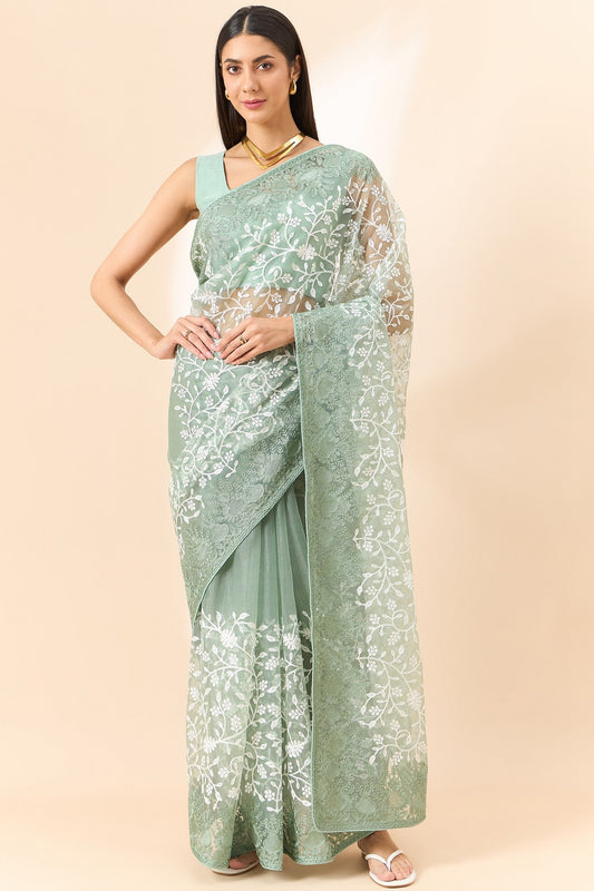 green-embroidered-organza-saree-zb131084_1_SareeButa.com